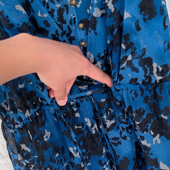 Converse One Star Blue Patterned 2-Layer Dress - Picture 8 of 15